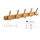 Solid Wood Wall Hook 5-Pack